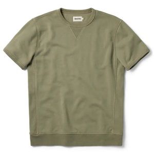 The Short Sleeve Fillmore Crew in Olive - 40